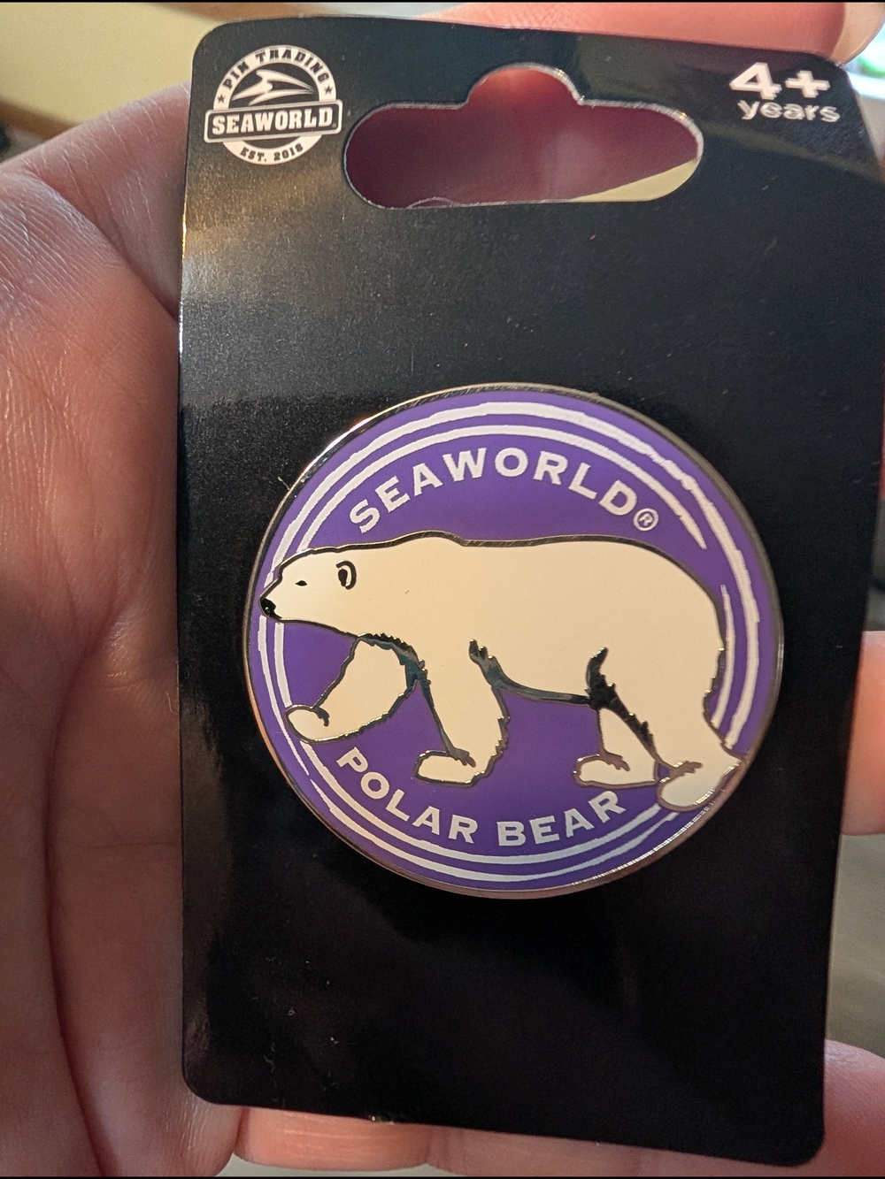 Sea World Polar Bear Lapel Pin